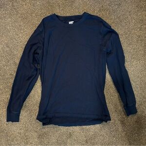 Men’s Lands End Navy Longsleeve